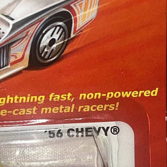 New Lot Of 2 Hot Wheels 2011 Hot Ones '56 Chevrolet - Metallic Blue with Flames - Picture 6 of 7